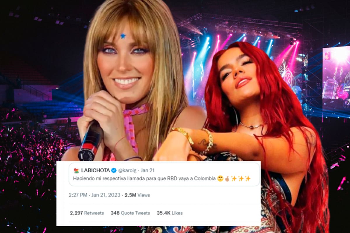 ¿Karol G hizo que RBD venga a Medellín? Anahí le respondió en Twitter