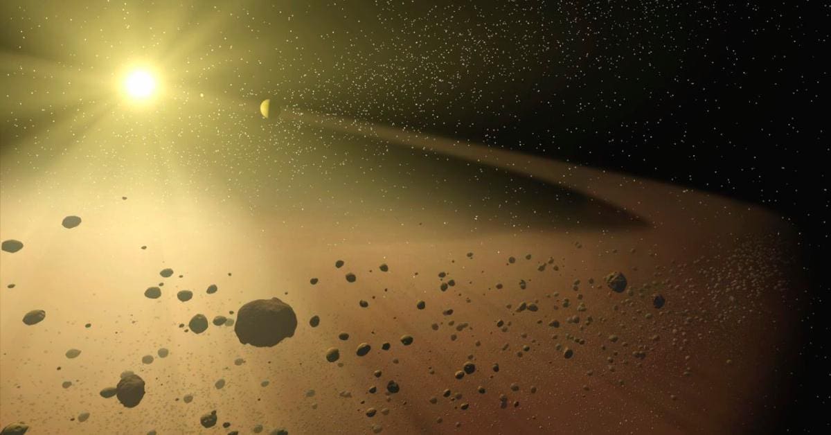 Las rocas descubiertas por Sirius están ubicadas en el cinturón de asteroides entre Marte y Júpiter.