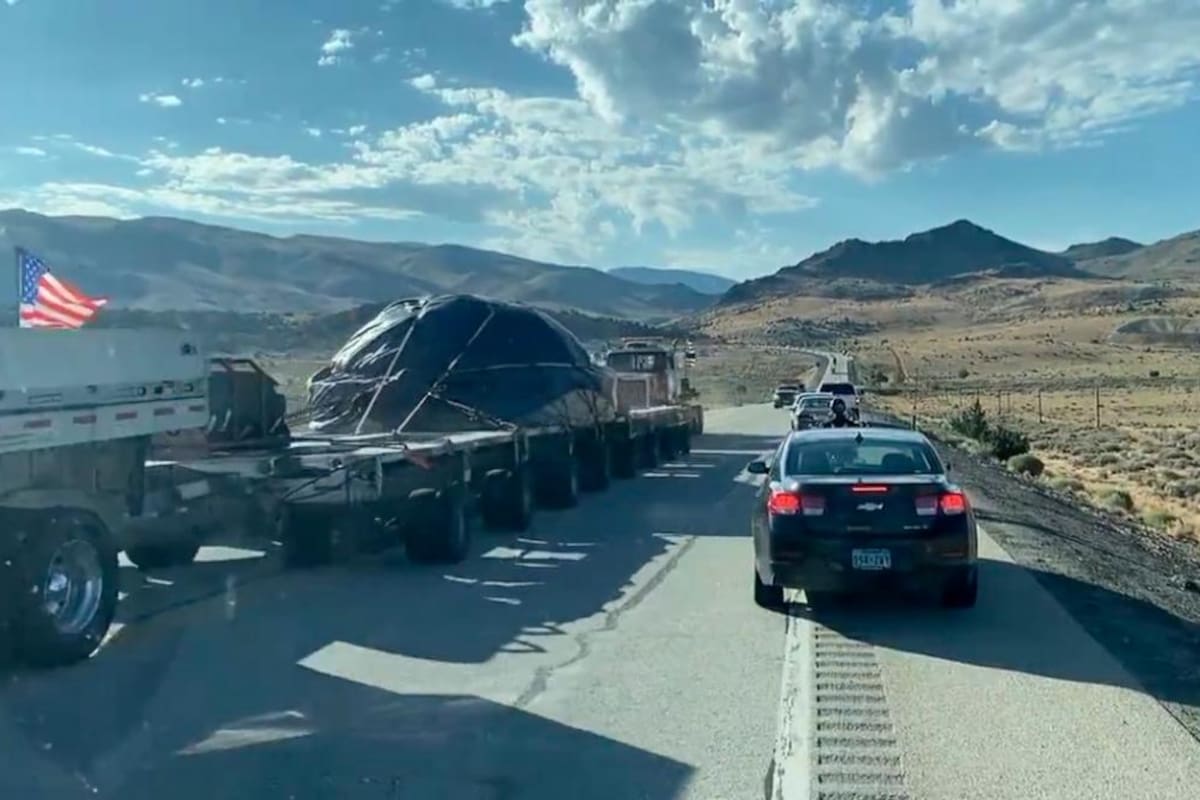 Joe Biden ordenó derribar un OVNI que sobrevolaba Alaska: así era la nave