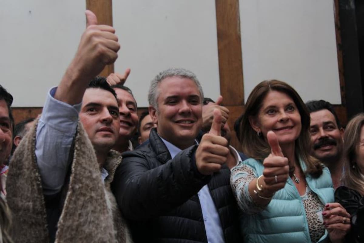 Iván Duque y Martha Lucía Ramírez. Colprensa