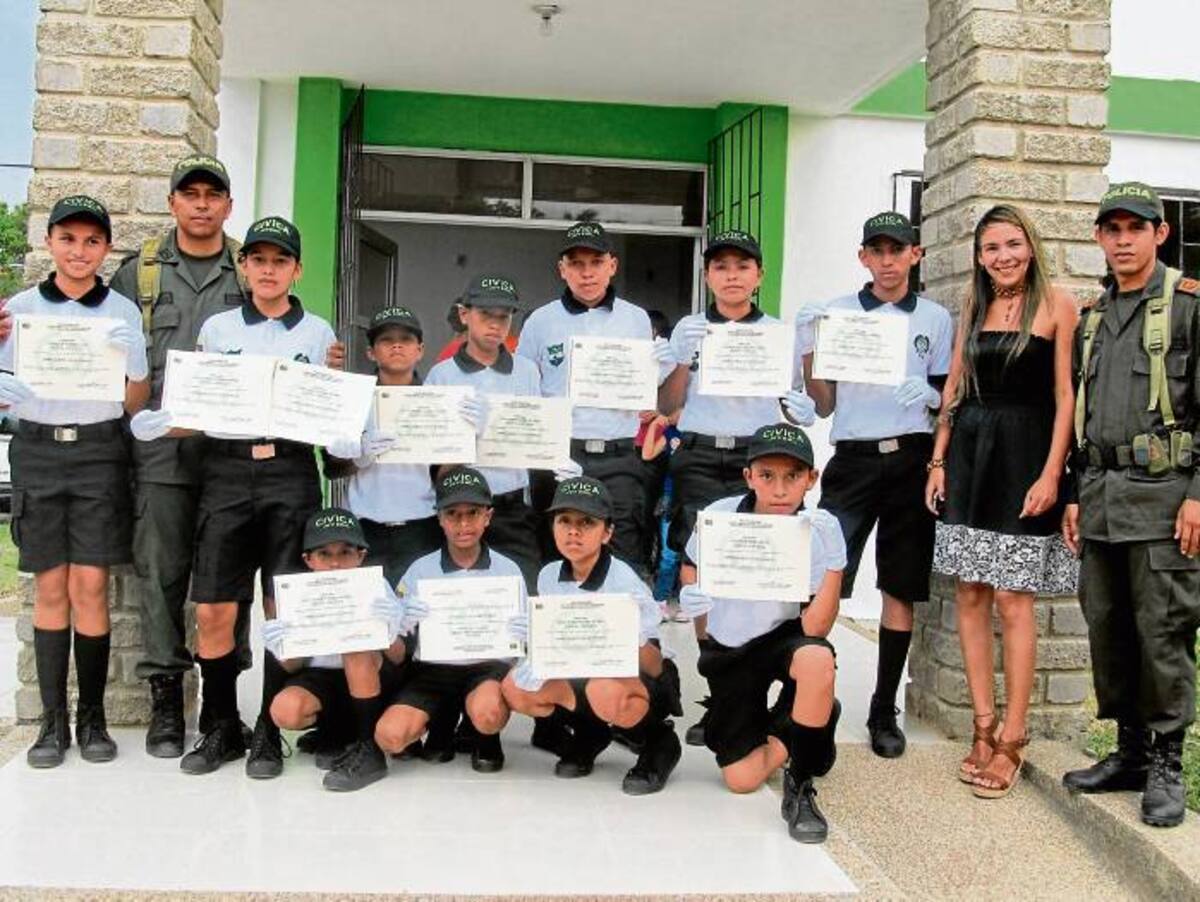 Un grupo de 11 patrulleritos se graduaron en el municipio de Buenavista, donde prestaran su servicio social.
