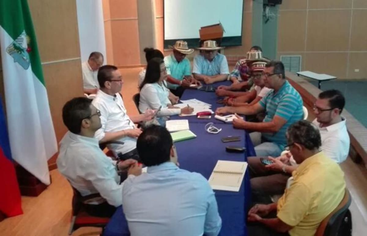 Mesa Permanente Indígena se reunió en la Gobernación de Sucre. EDITH QUIROZ/EL UNIVERSAL/