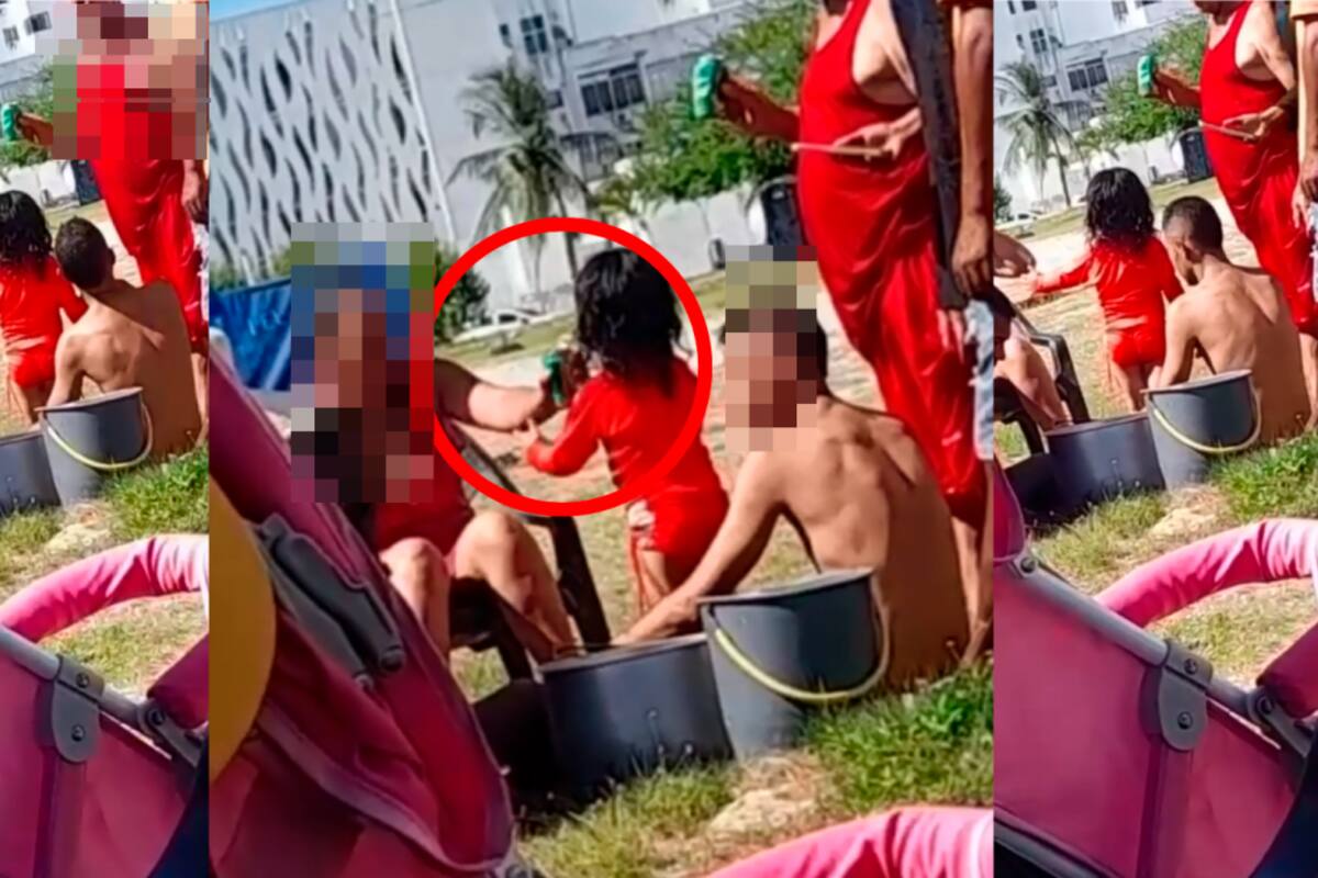 Video: ¡Indignante! Madre le habría dado cerveza a su niña en playas de Cartagena