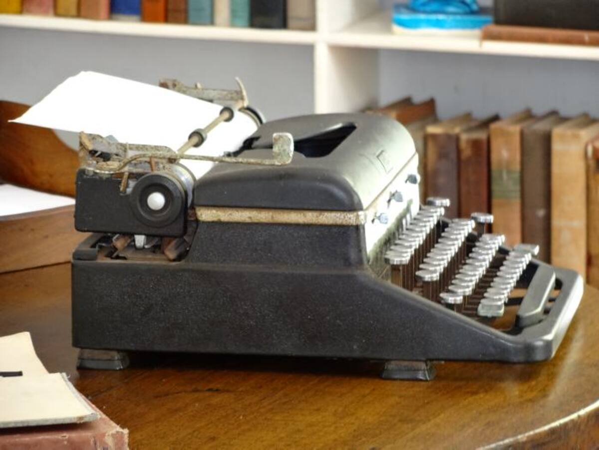 La máquina de escribir con la que plasmó su obra Adiós a las armas. EULALIA PINEDO - EL UNIVERSAL -