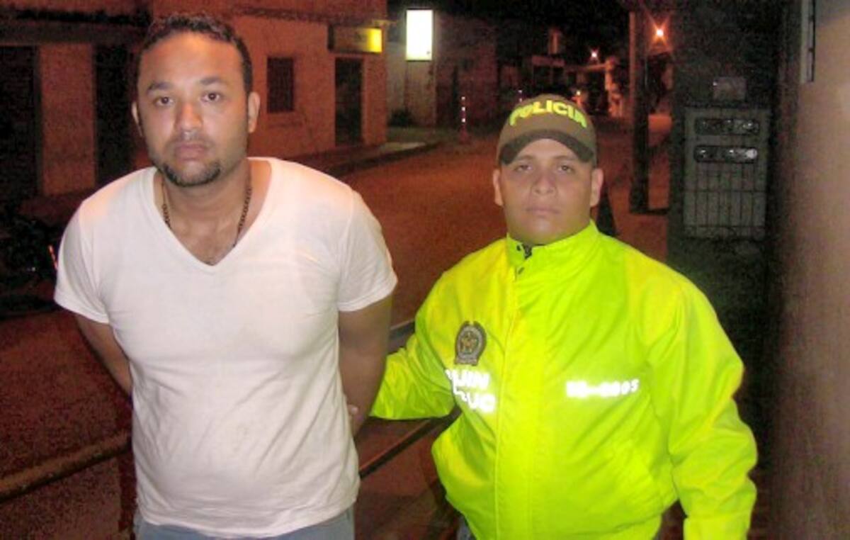 Daniel Rafael Briso Rivadeneira, capturado por extorsión. CORTESÍA