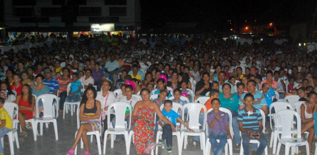En Turbaco se proyectó la película "El Paseo 2" CORTESÍA