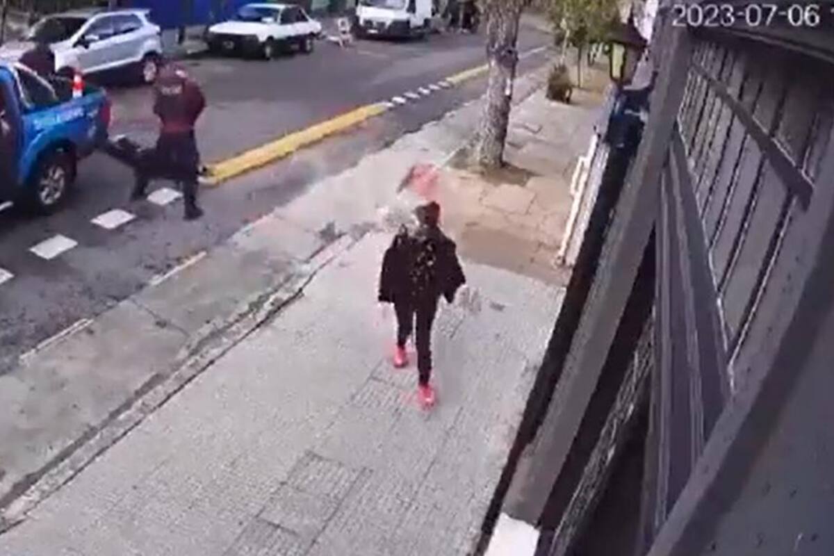 Video: policías salvan a mujer de ser baleada por su expareja