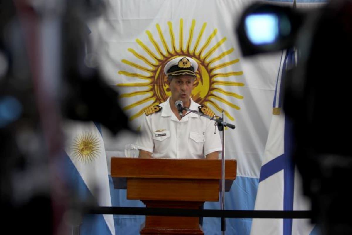Enrique Balbi, oficial de la Armada argentina. EFE.
