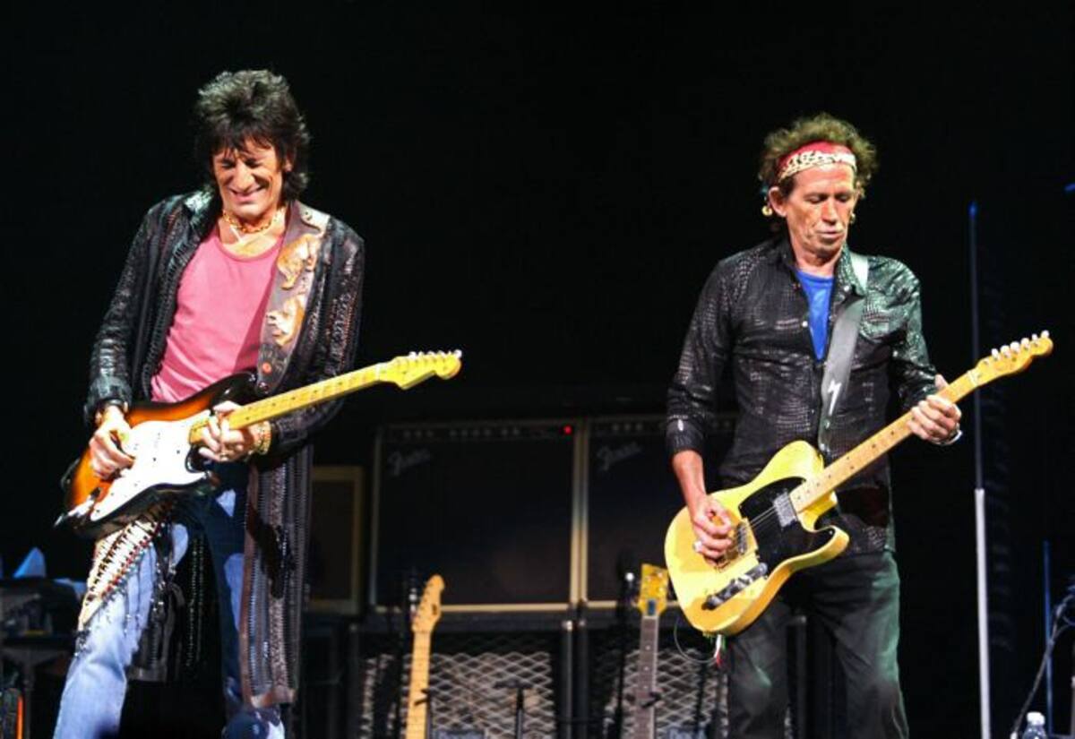 Ilustración. Integrantes del grupo musical de Rock "Los Rolling Stones". Asopress