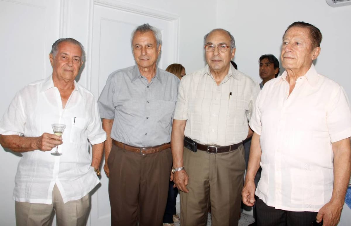 Fabio Giraldo, Roberto Serrano, Carlos Del Castillo y Guillermo Uribe.