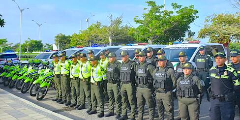 Serán 2.600 policías para la seguridad del Carnaval de Barranquilla