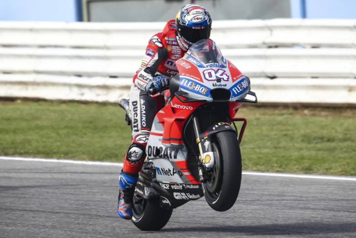 Andrea Dovizioso, corredor de la escudería Ducati de MotoGP. EFE PASQUALE BOVE
