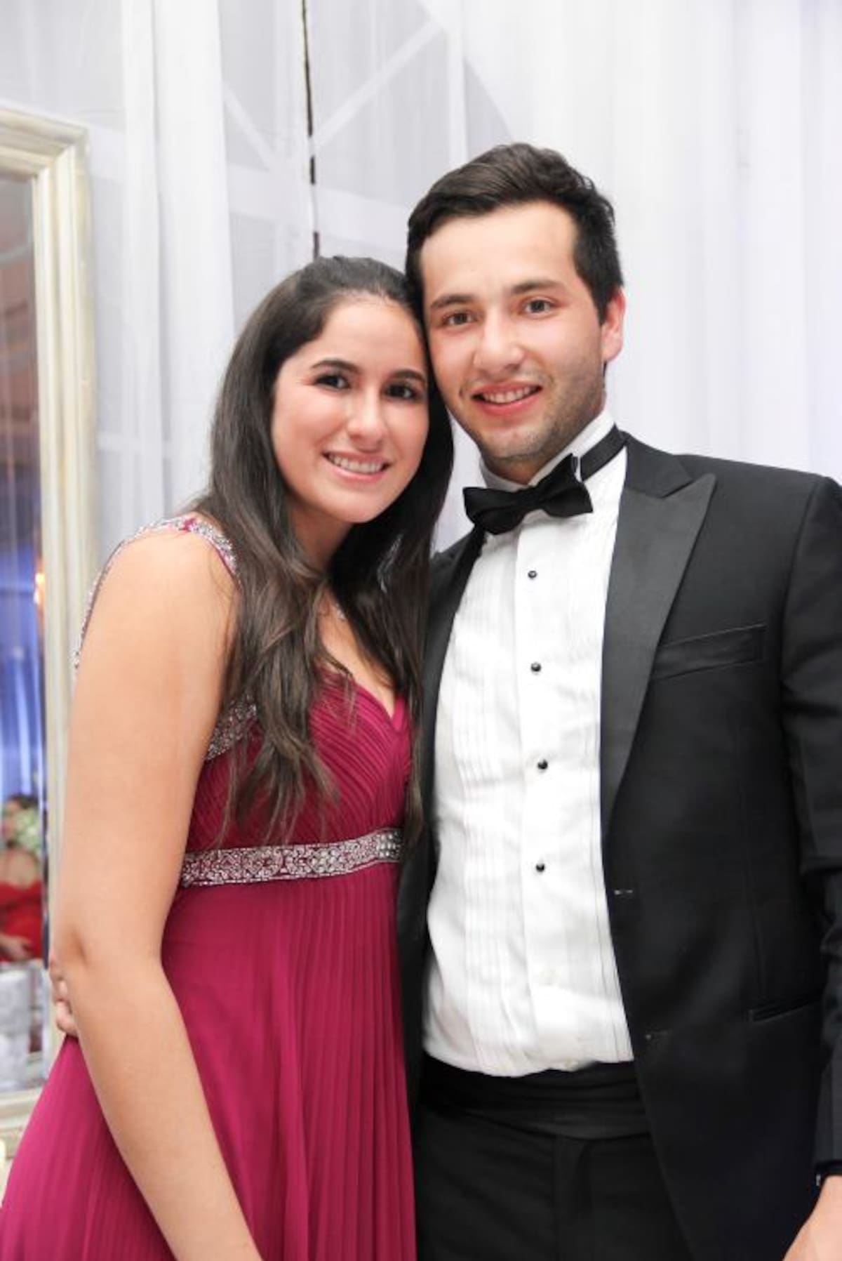 Estefanía Bechara y Carlos Visbal.