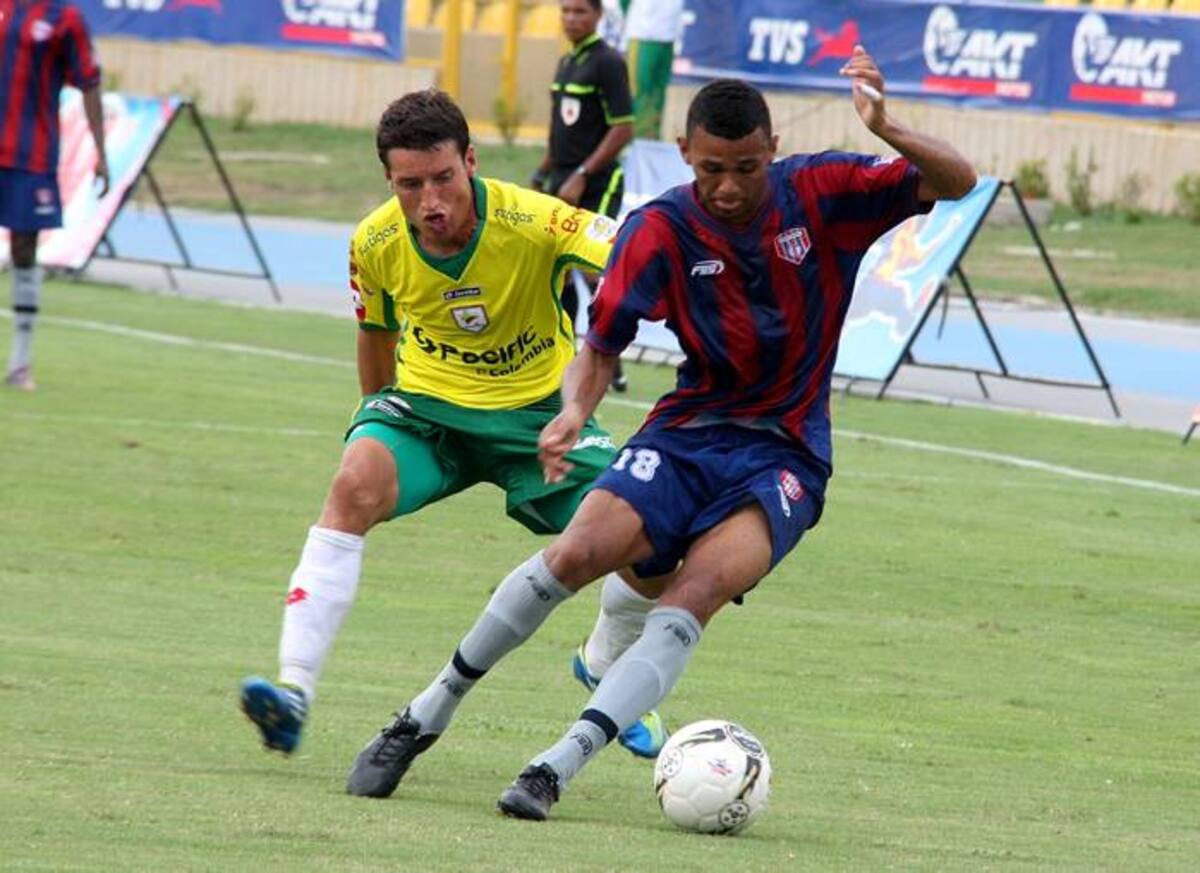 Real Cartagena ganó al Unión Magdalena en partido disputado en el estadio Jaime Morón León por la Copa Postobón. LUIS APARICIO - EL UNIVERSAL -