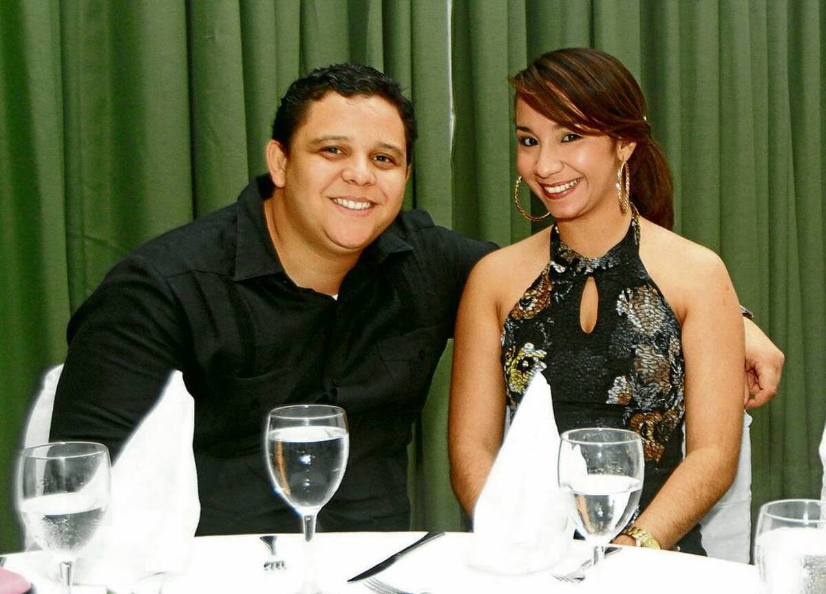 Cristian Ávila e Indira Lambis.