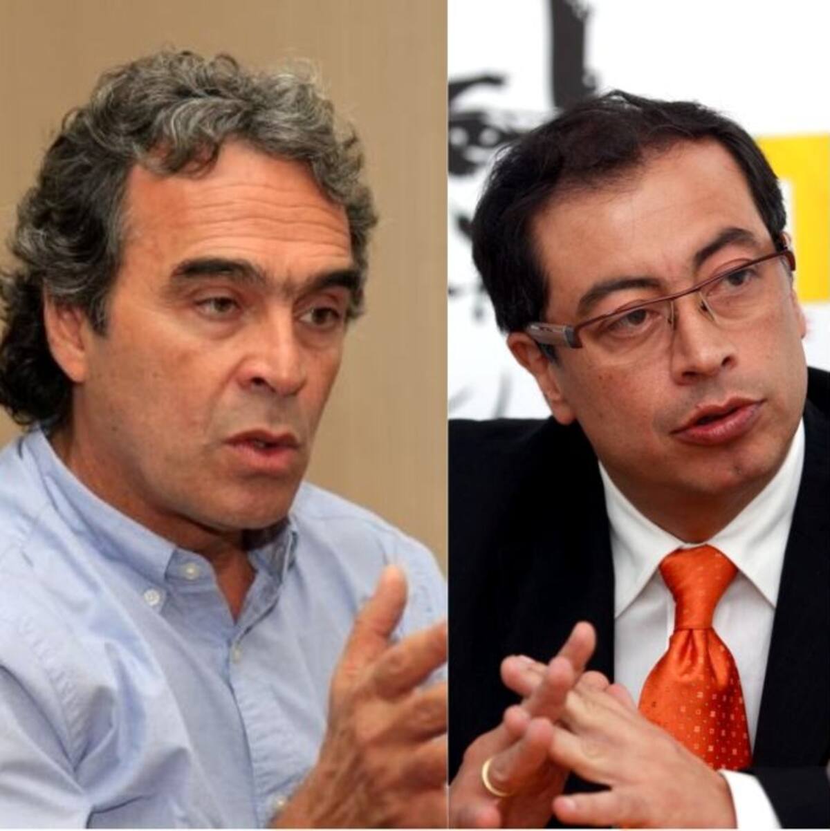 Sergio Fajardo y Gustavo Petro. El Universal.