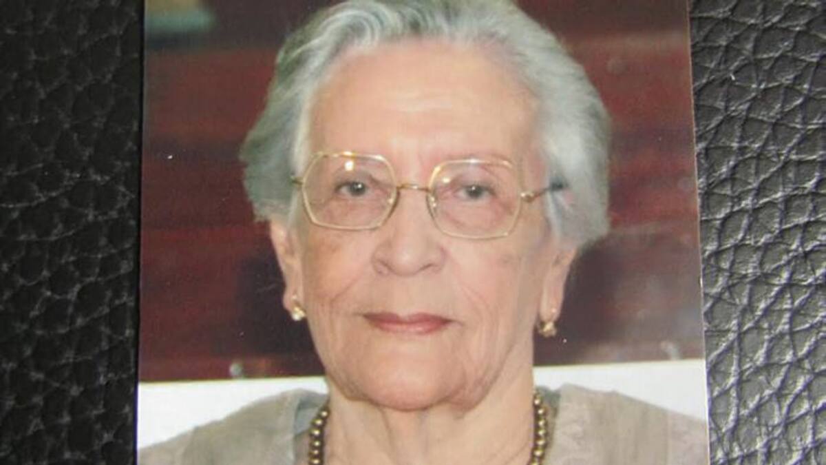Ana Josefa Espinosa viuda de Cabarcas Cortesía