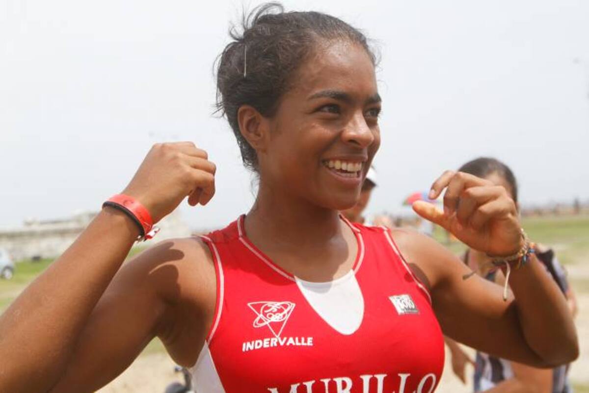 Ruby Murillo fue eliminada hace poco del reality televisivo Desafío La lucha de las Regiones. Participa en Cartagena en representación del Valle. Esta mañana se retiró porque se le pinchó la bicicleta. JULIO CASTAÑO-EL UNIVERSAL