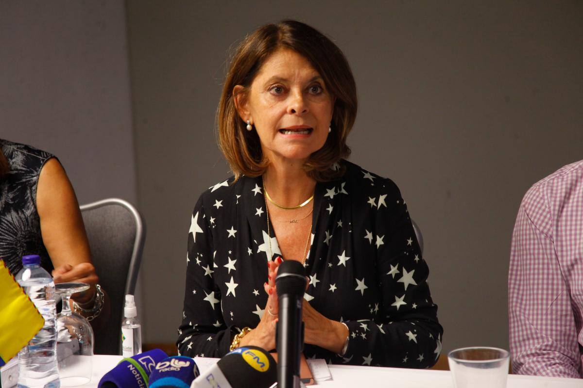 Marta Lucía Ramírez, vicepresidenta y canciller de la República.