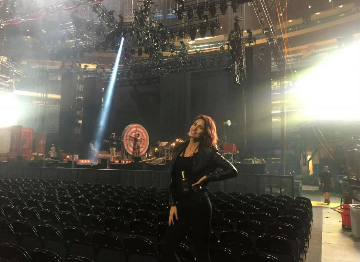 Catherine Cybulkiewicz en el Madison Square Garden, 12 de octubre de 2017. //Foto: Catherine Cybulkiewicz.