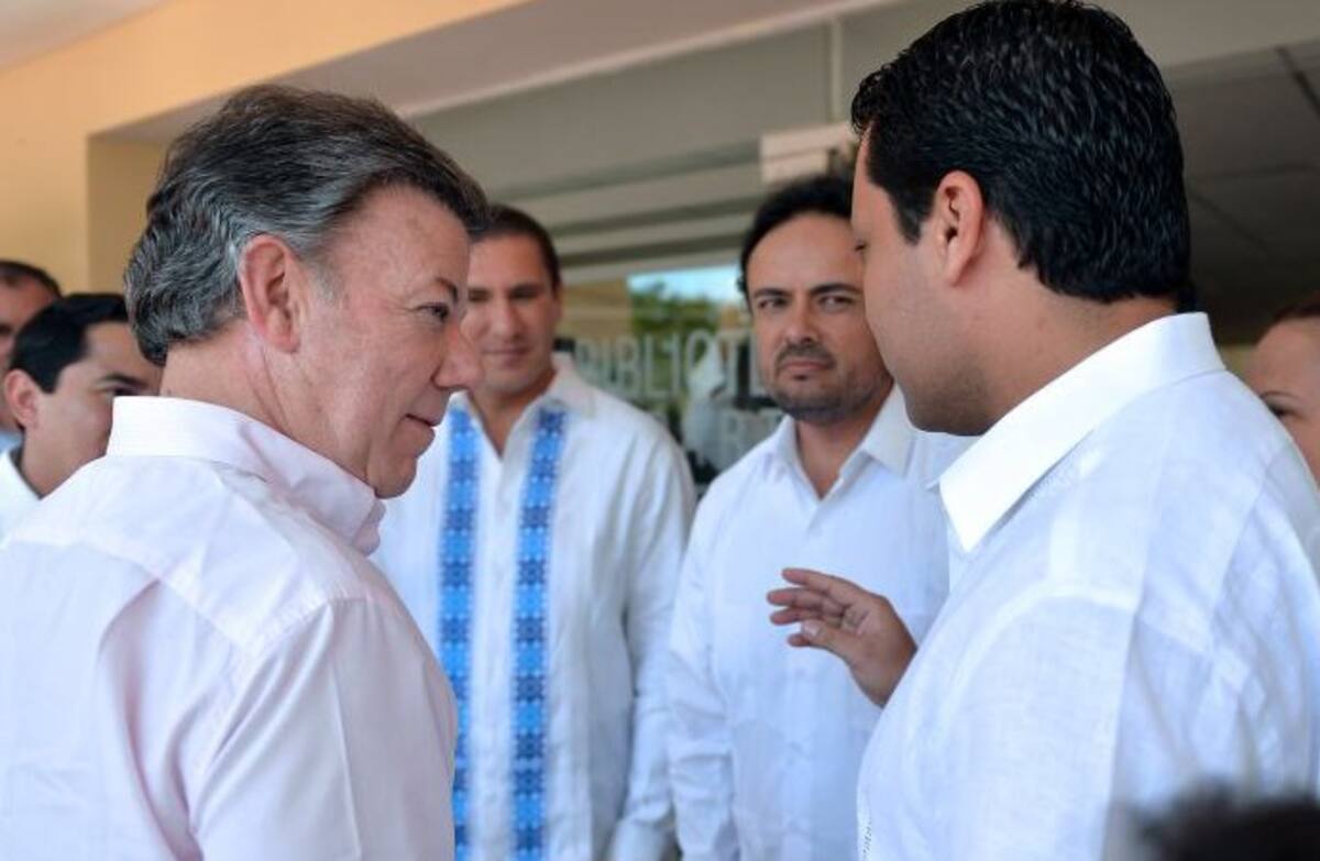 Santos asistió a la clausura de la Cumbre de Gobernadores. PRENSA PRESIDENCIA