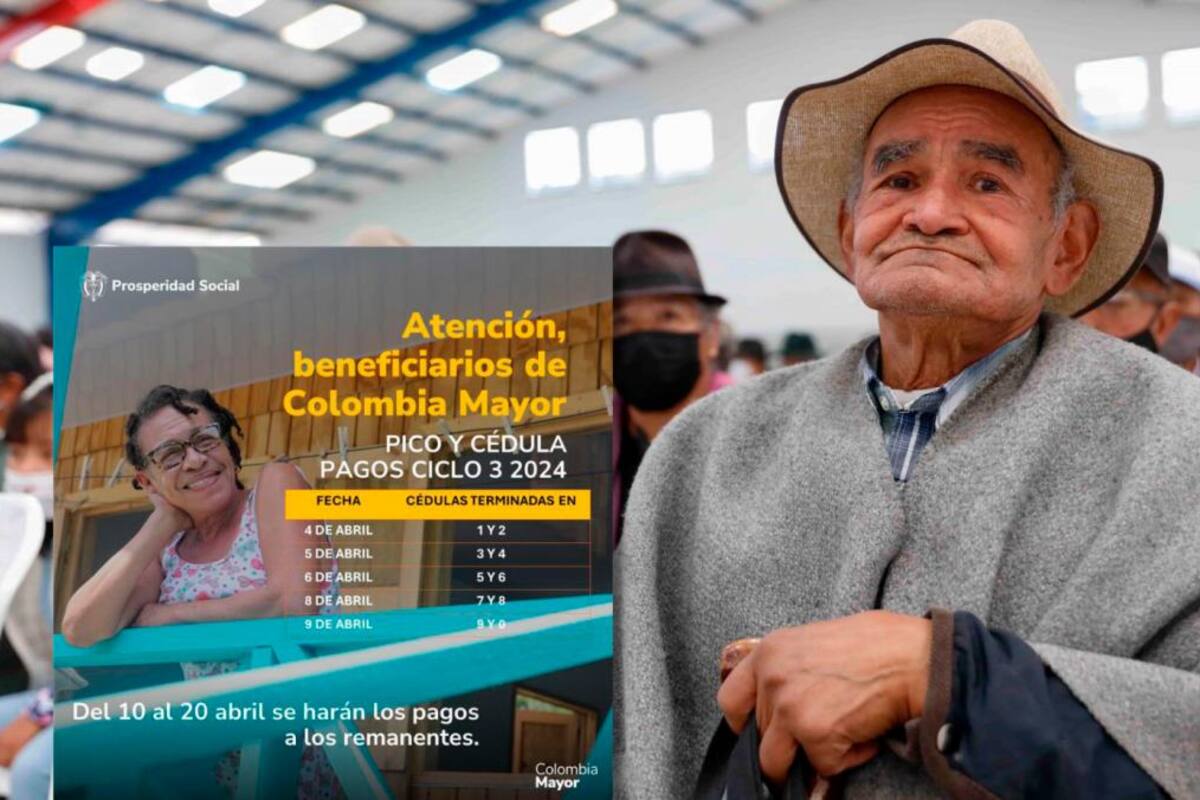 Colombia Mayor: este es el pico y cédula para retirar el dinero