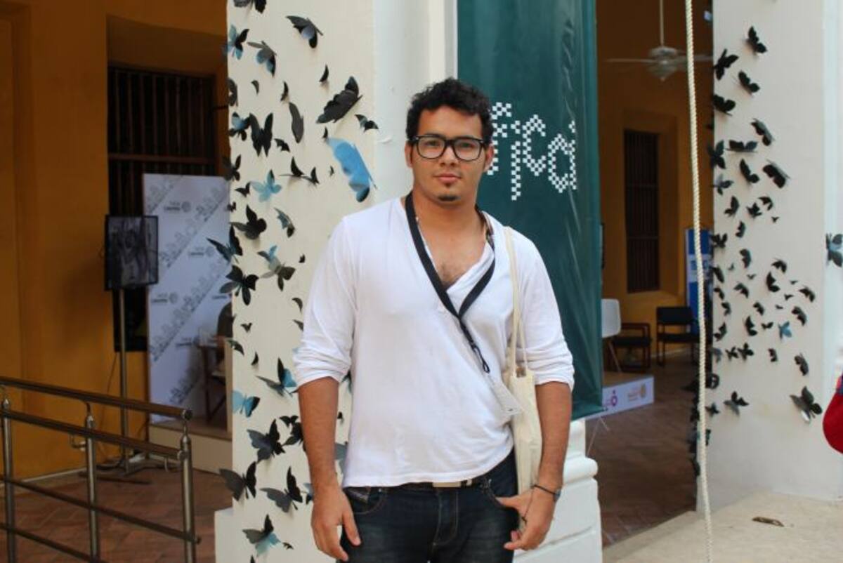 El monteriano Jason Vital fue crítico de cine en festival de Cartagena. EL UNIVERSAL