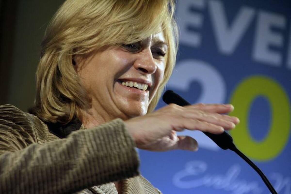 Evelyn Matthei, candidata del oficialismo. AFP
