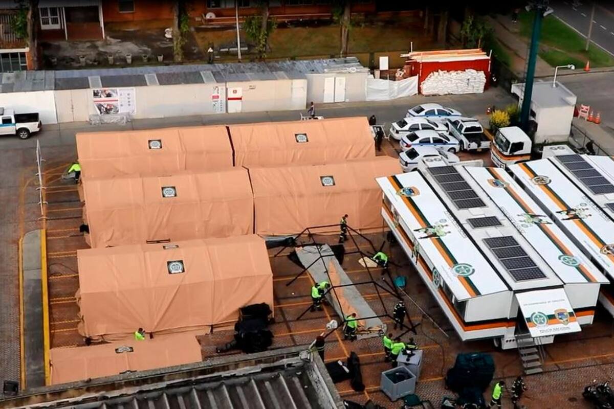 Hospital Central de la Policía alista espacios para atención de infectados