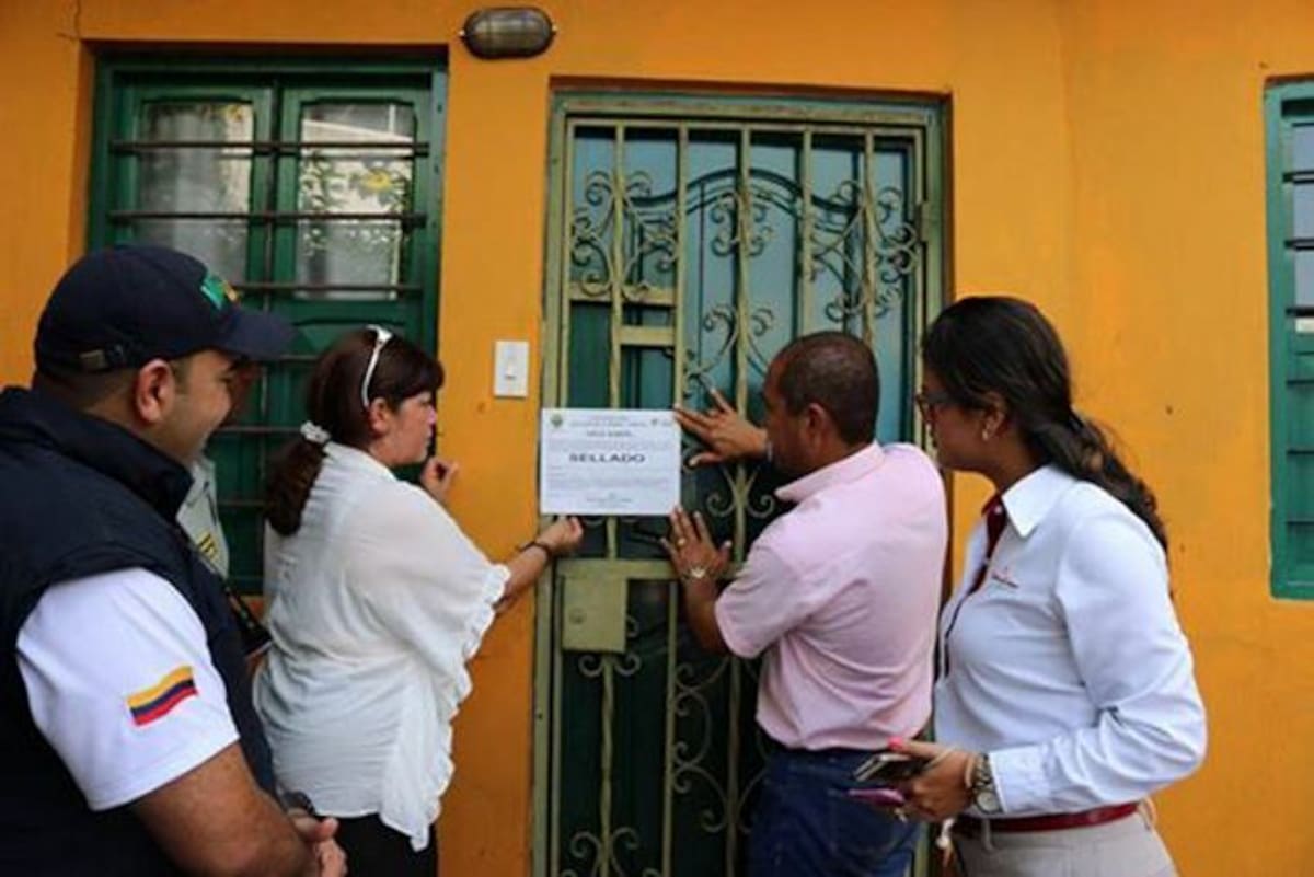 Los lugares sellados no contaban con los requisitos necesarios. Cortesía.