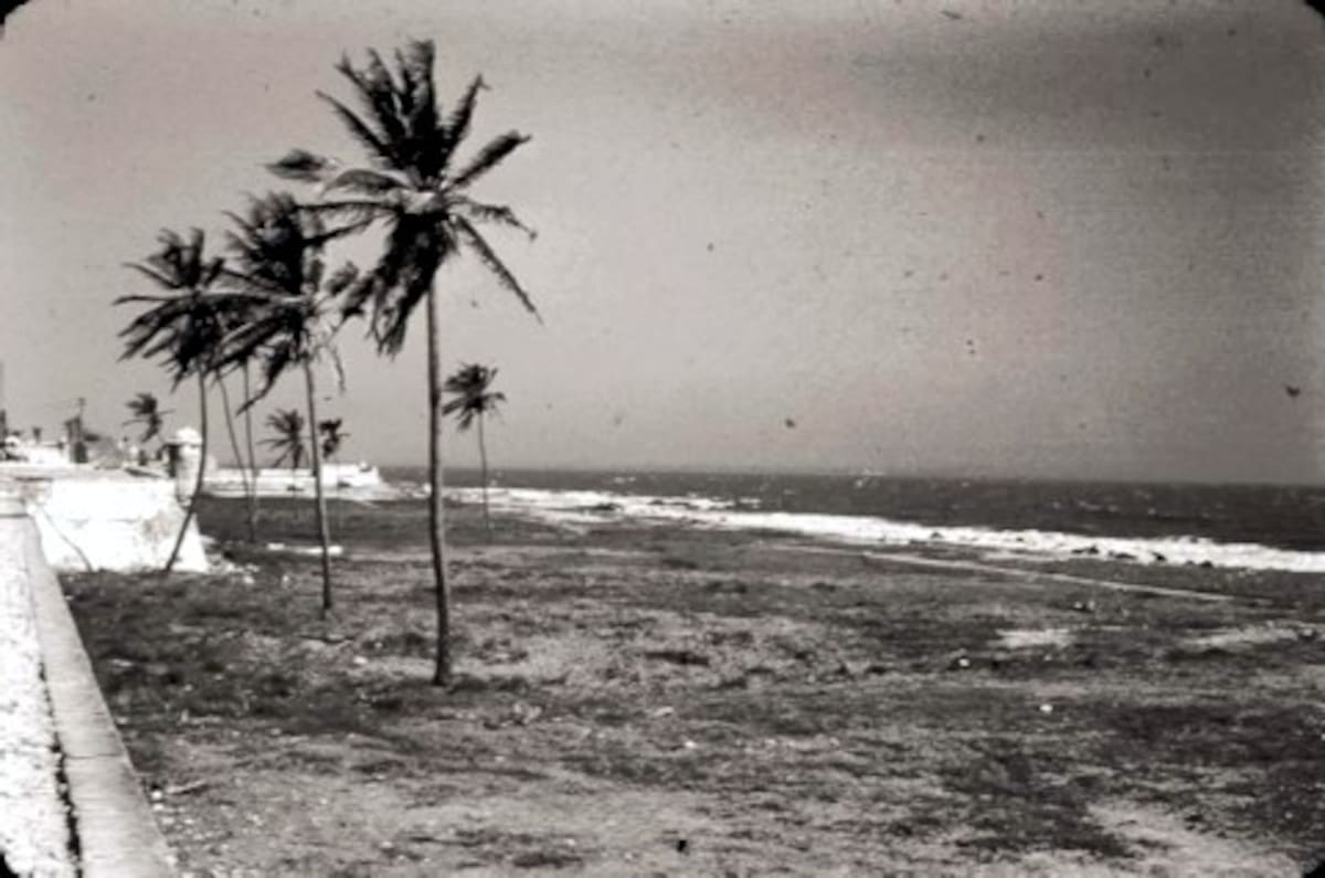 A principios de 1958, antes de iniciarse las obras.