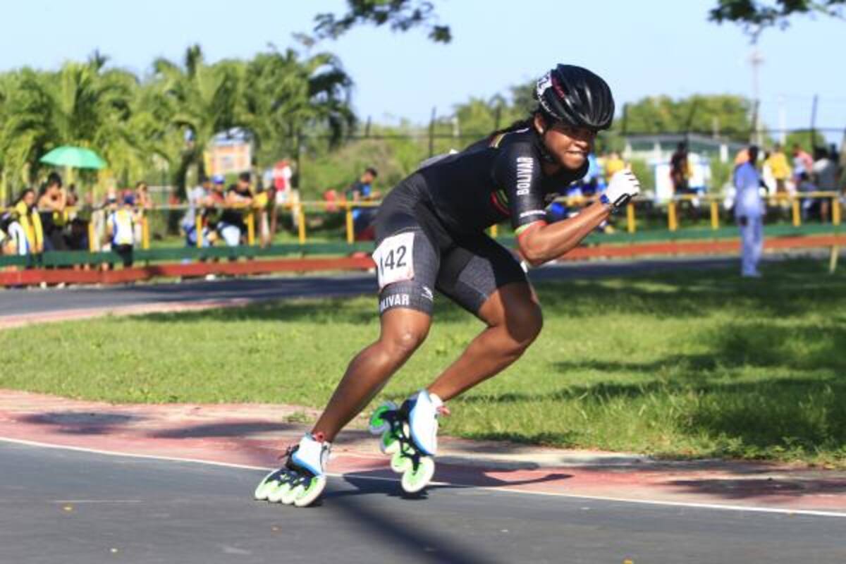 Geinny Pájaro, rápida y segura en el Interclubes de Patinaje