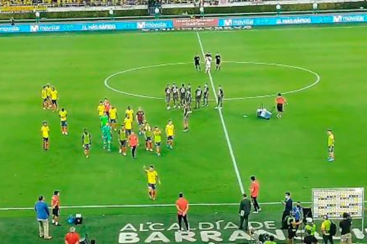 Video: James Rodríguez se peleó con el público tras derrota de Colombia