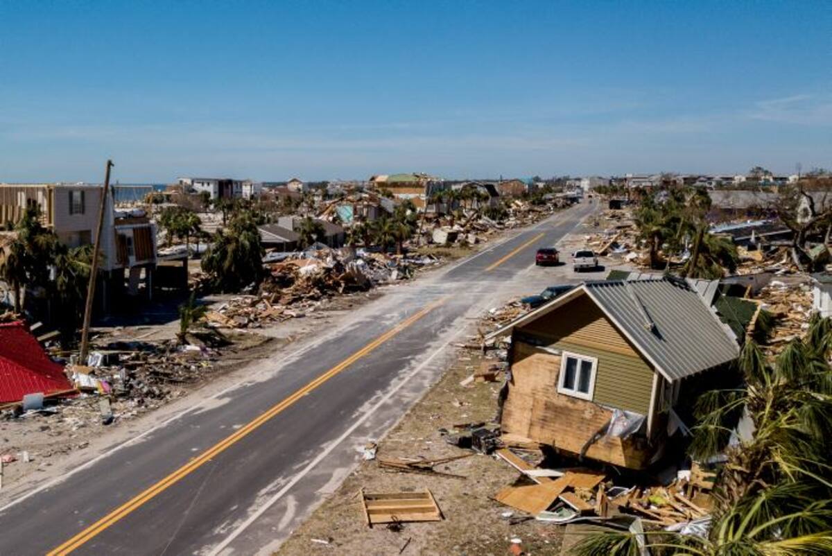 Mexico Beach, una ciudad costera de poco más de mil habitantes, fue la puerta de entrada a EE.UU. para Michael. AP