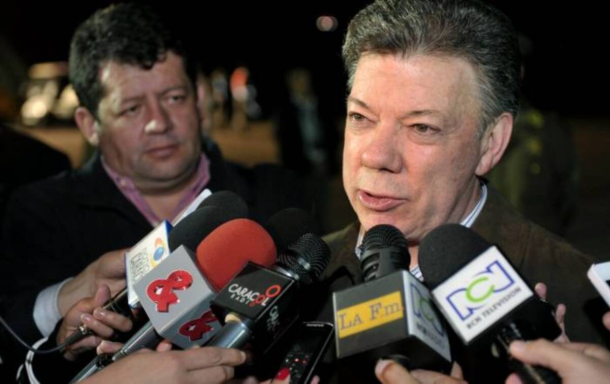 Juan Manuel Santos, presidente de la República. COLPRENSA