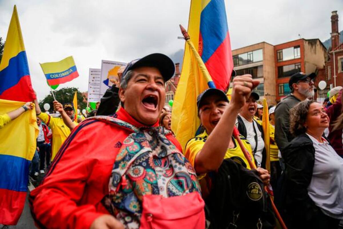 Avanzan en el país las marchas contra el Gobierno Petro