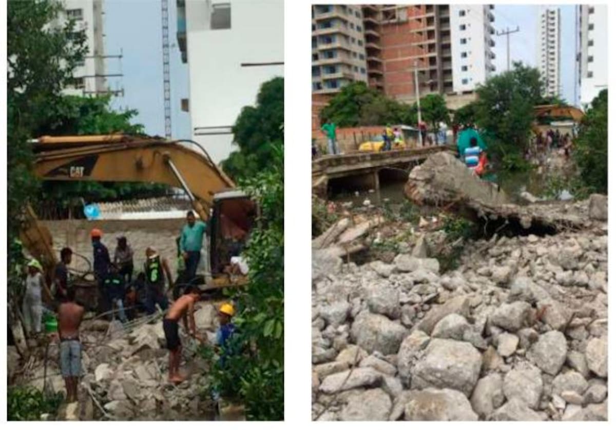 Los denunciantes se quejaron del supuesto mal manejo que se le dio a los trabajos y a las afectaciones ambientales que generó. //Fotos: Julio Castaño - Cortesía