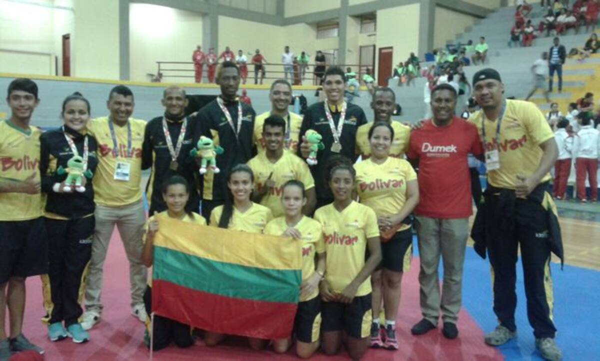 El taekwondo de Bolívar es de las disciplinas con mejores resultados en esta segunda fase de los Juegos Nacionales. CORTESÍA
