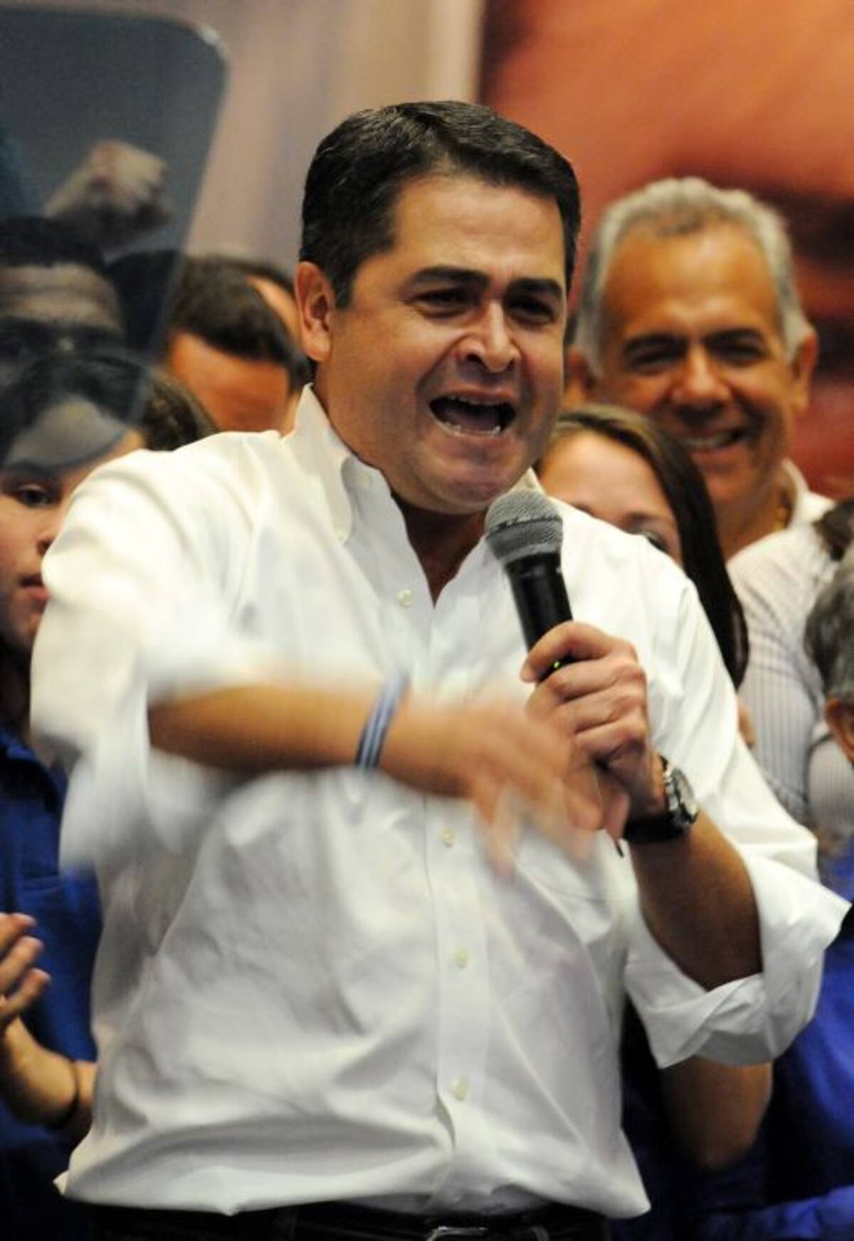 Juan Orlando Hernández. AFP ORLANDO SIERRA