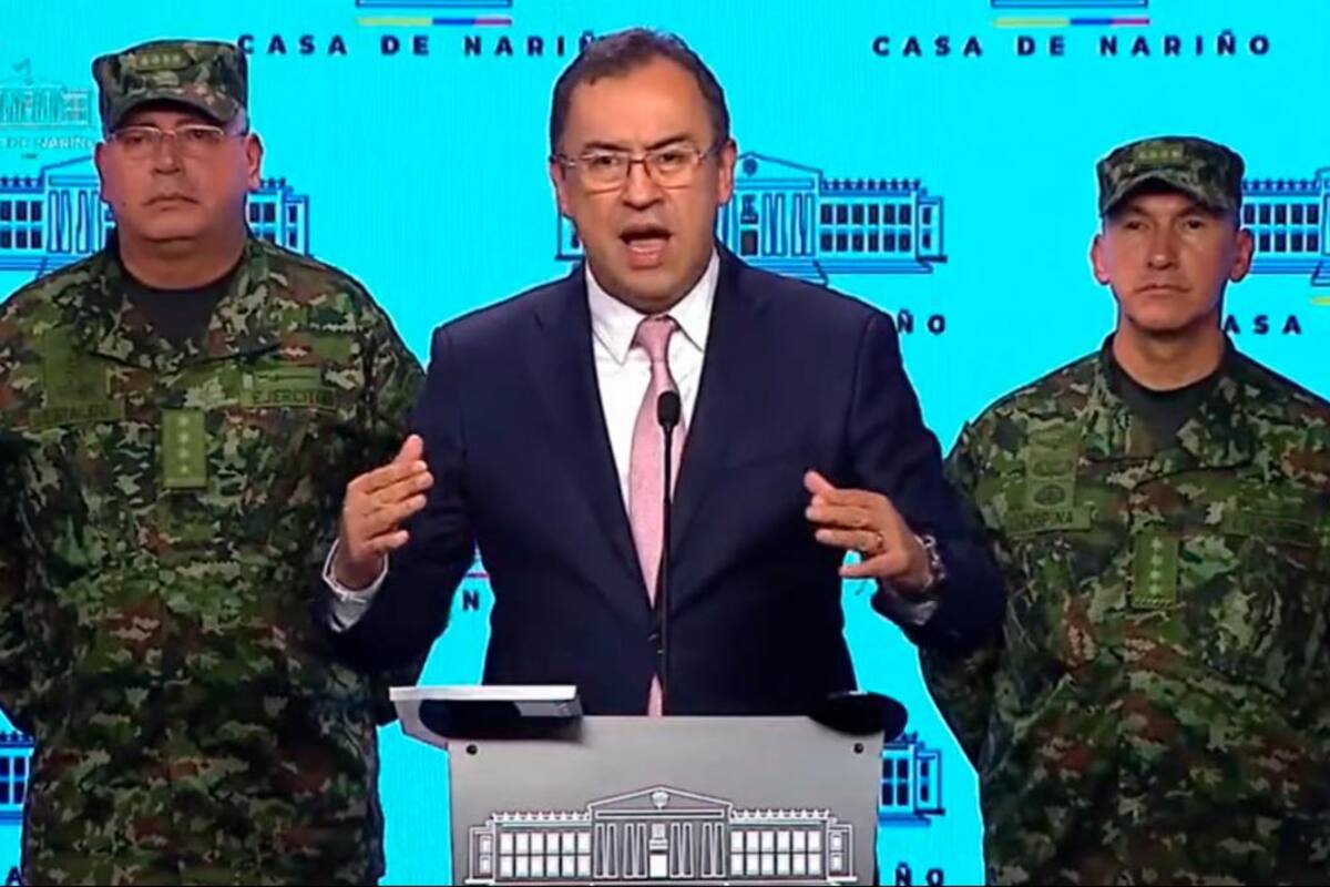 30 días de cese bilateral al fuego: ministro Alfonso Prada entrega balance