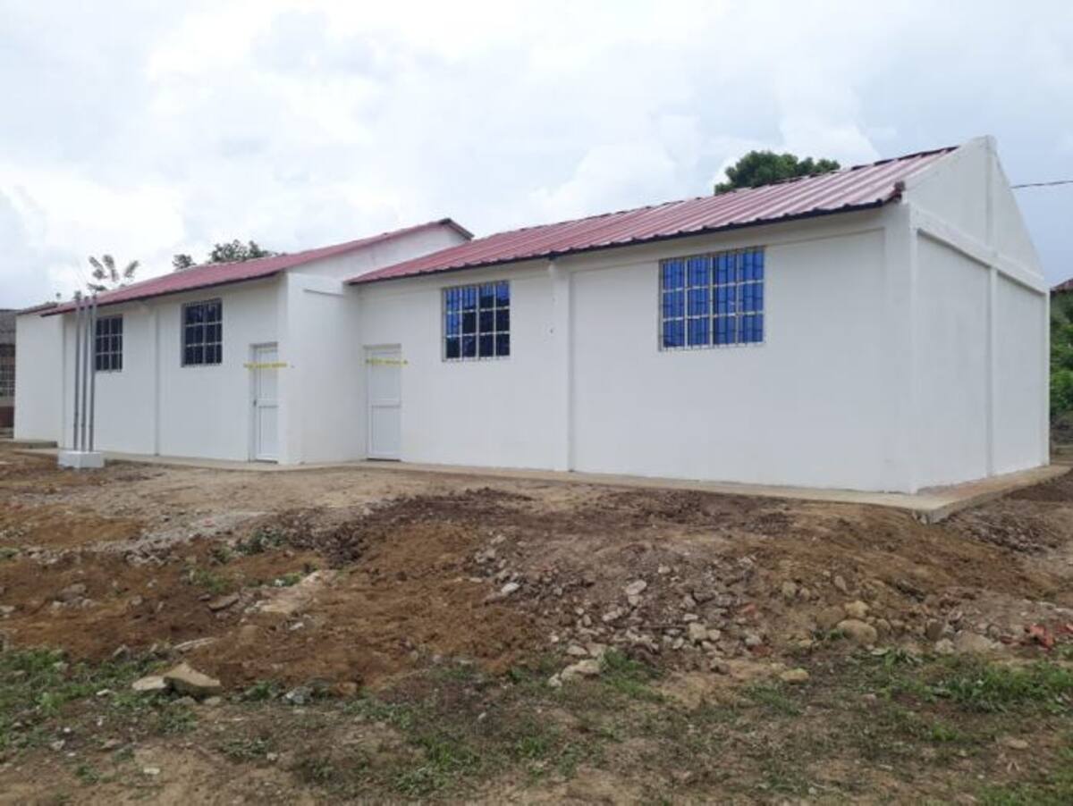 Las aulas fueron entregadas gracias a la alianza entre la Unidad de Víctimas, la cooperación internacional del PNUD, el Banco Mundial y la Embajada de Suecia. Lila Leyva