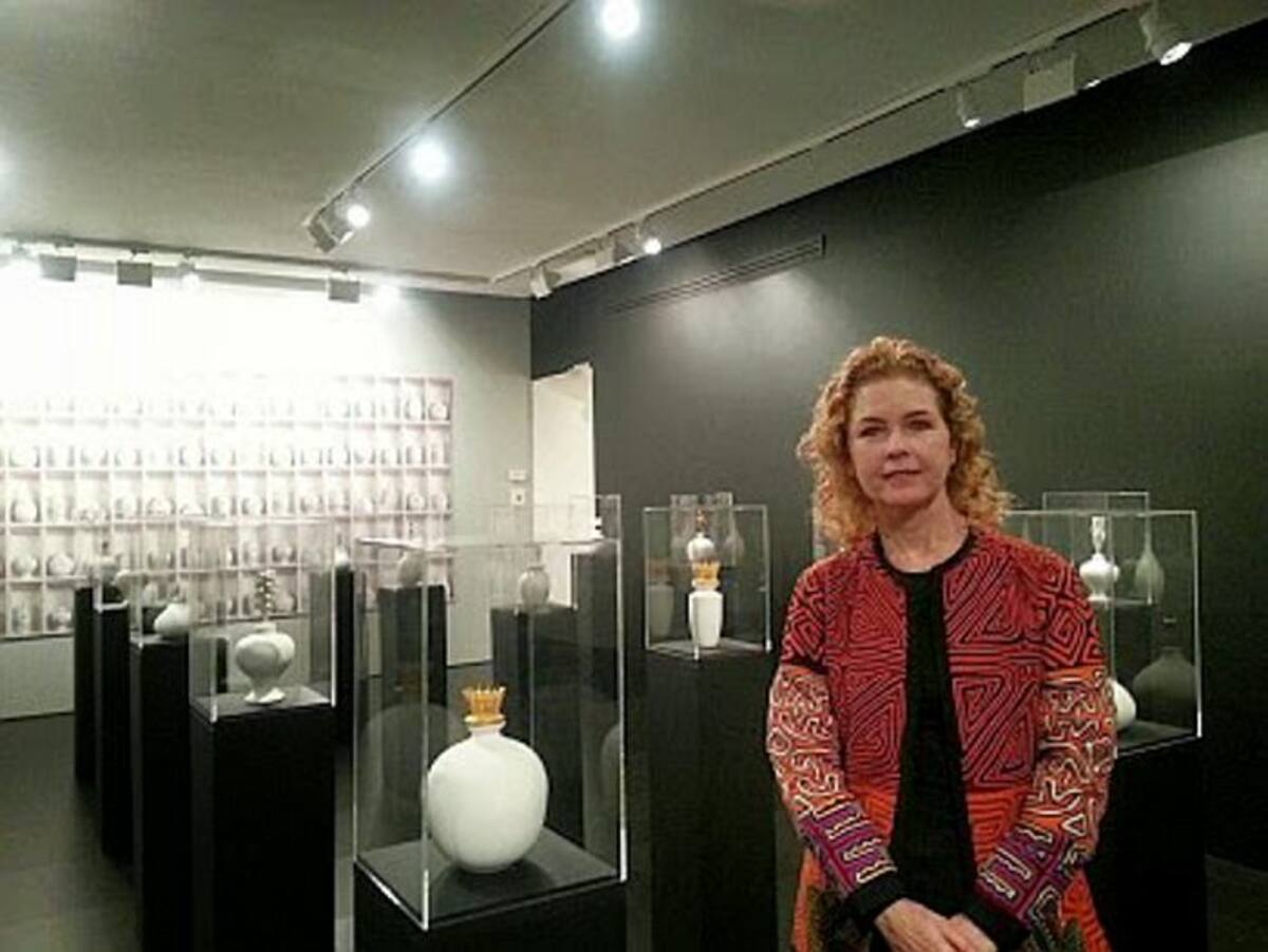 Ruby Rumié, artista cartagenera que expone en París. NH Galería