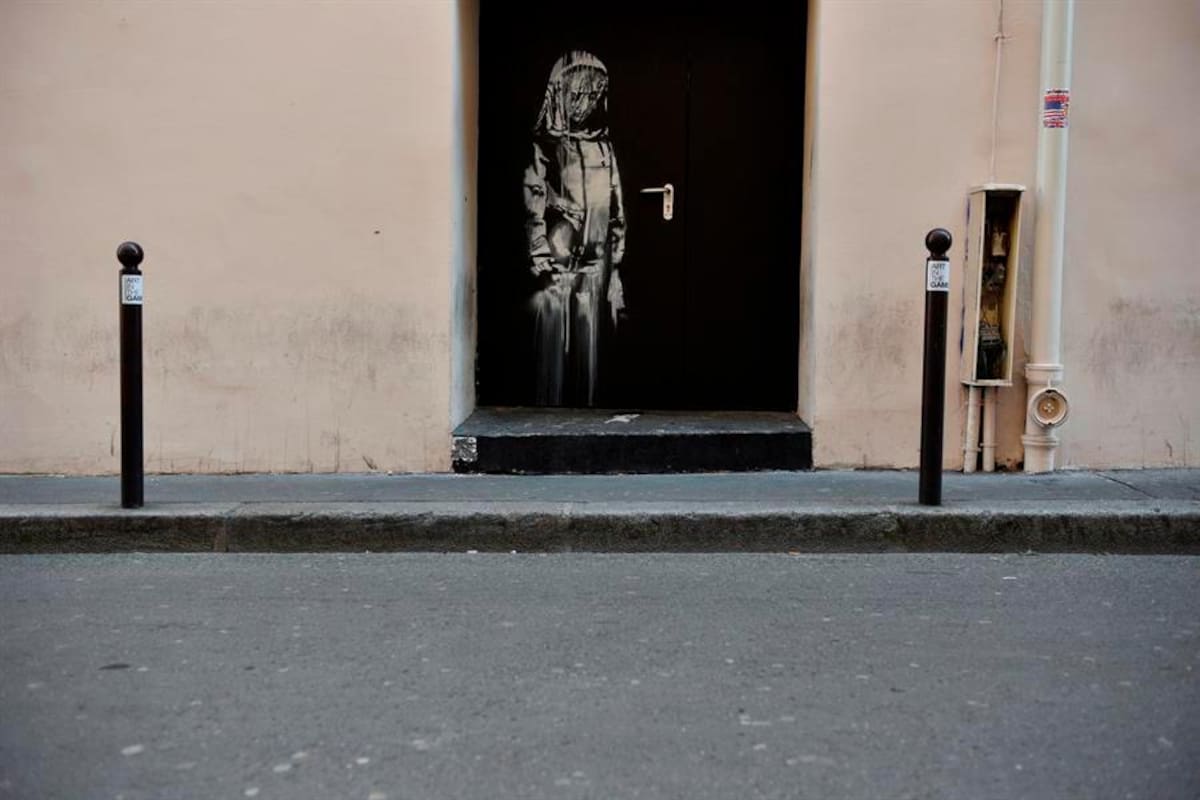 Seis detenidos por el robo del Banksy del Bataclan