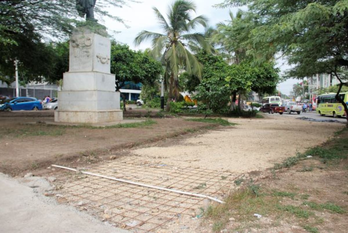 En esta parte no se terminó de echar la plantilla de cemento. DANIELA BUELVAS - ELUNIVERSAL