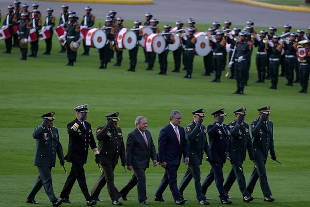 Posesión de Guillermo Botero, como nuevo ministro de Defensa. Colprensa