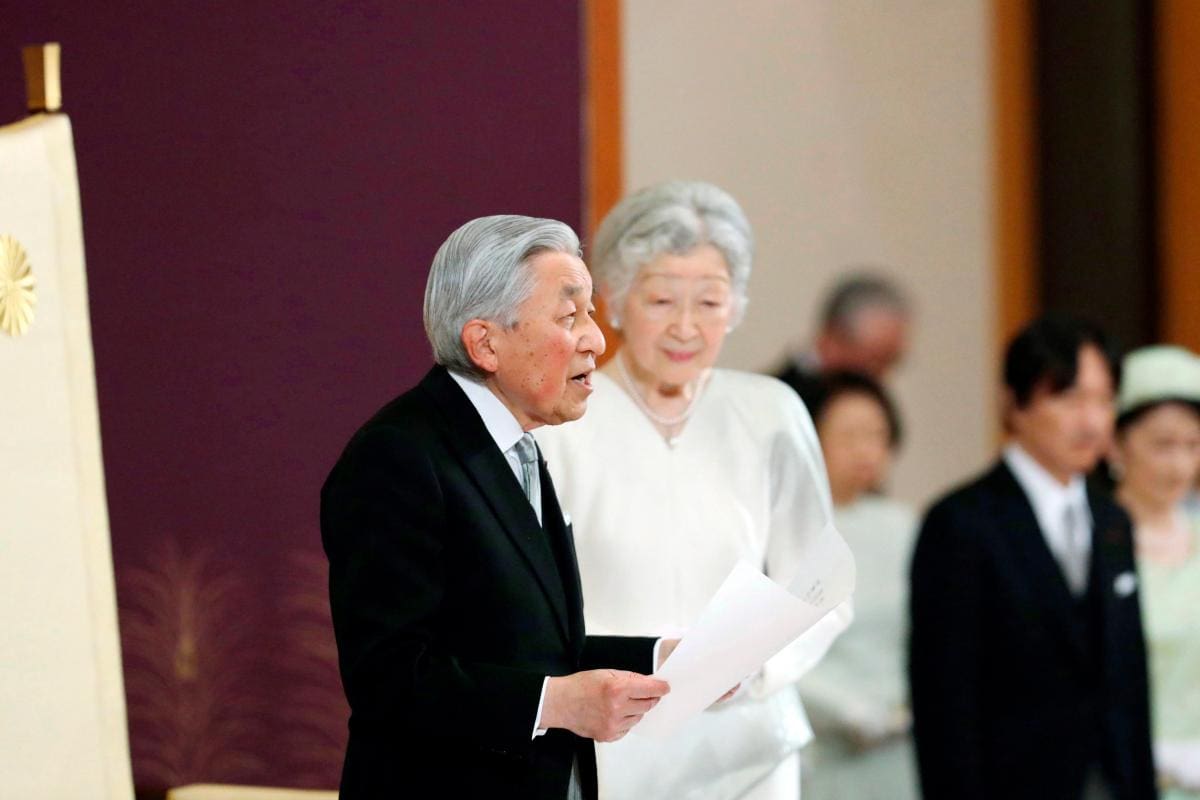 Emperador Akihito abdica en su hijo Naruhito el trono de Japón