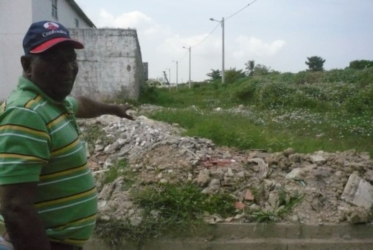 En esta zona se espera la construcción de un sendero peatonal, con muros y mallas. fotos ruben dario alvarez-eluniversal