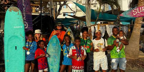 Bolívar brilló en el Campeonato Nacional de Surf realizado en Cartagena
