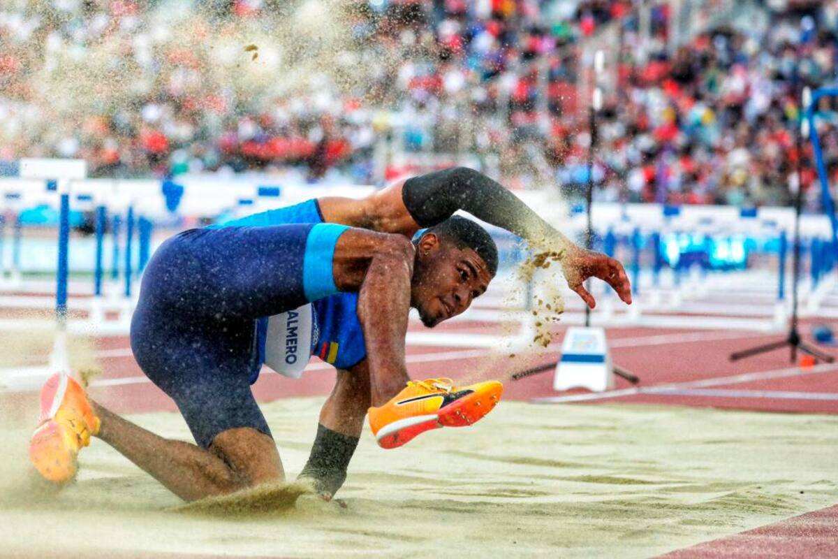 ¡Átención!: Arnovis Dalmero, oro en el salto largo en los Juegos Panamericanos