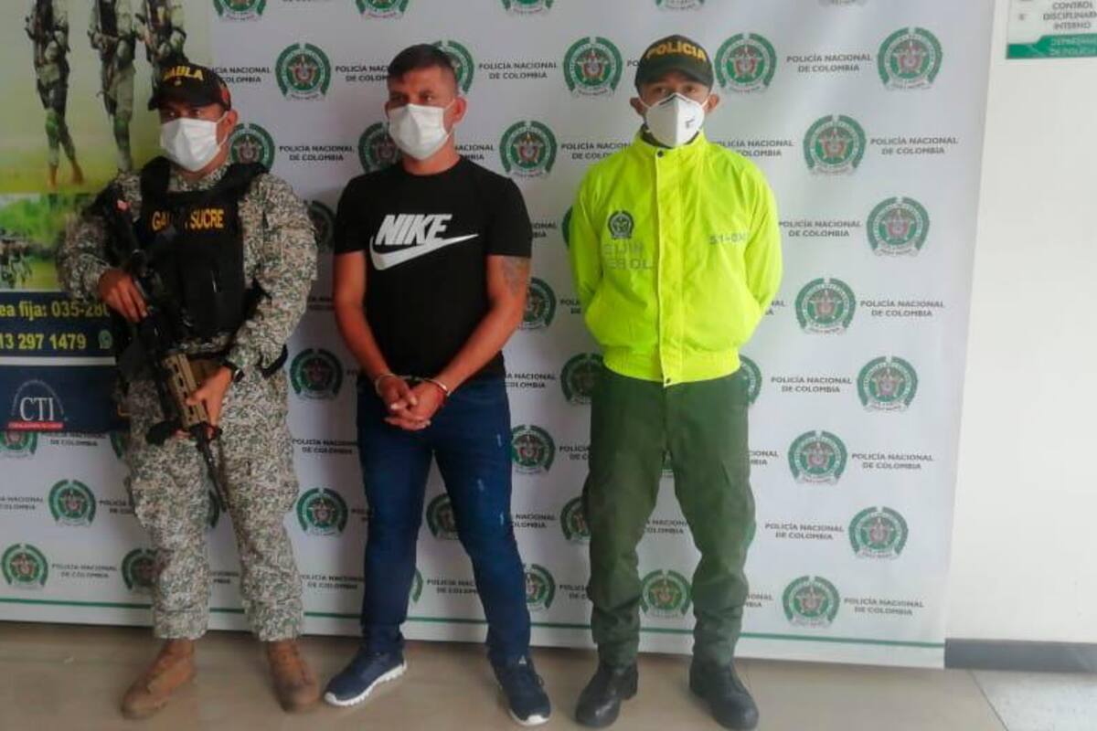 Capturan a alias ‘Ricardo’, presunto cabecilla del clan del Golfo